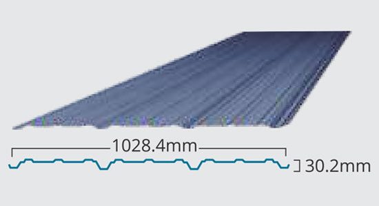 Reverse Rib for Wall